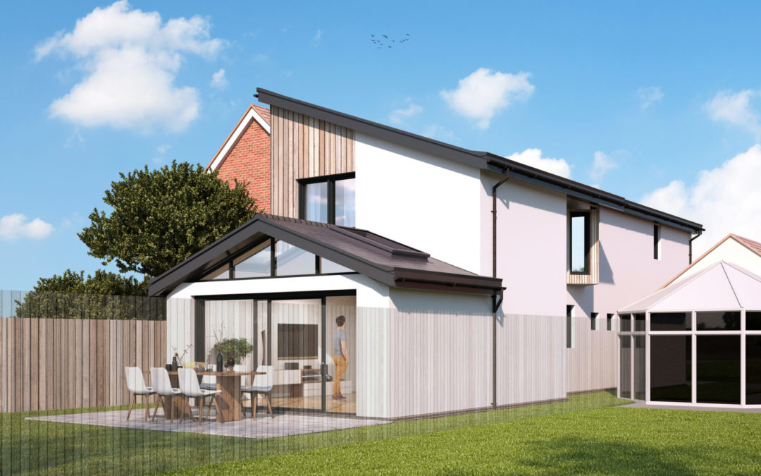 New Build Contemporary Style Dwelling House in Biggin Hill, Kent (currently in for Planning)